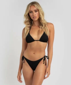 Cheap 😉 Topanga Maya 👙 Bikini Bottom Black 🎁 -Hot Sale Citybeach Store 20314046 01 TP XL