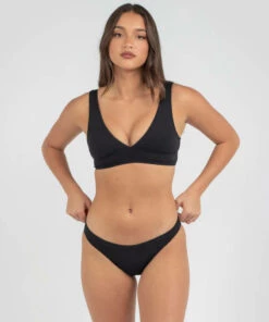 Coupon โค๏ธ Kaiami Poppy Crinkle Cheeky ๐ Bikini Bottom Black โ 9 Coupon โค๏ธ Kaiami Poppy Crinkle Cheeky ๐ Bikini Bottom Black โ -Hot Sale Citybeach Store 20314052 01 TP XL