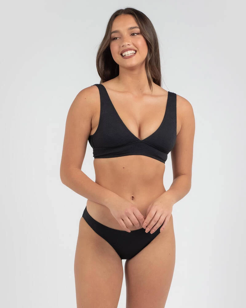 Hot Sale 👏 Kaiami Poppy Crinkle 👙 Bikini Top Black 🔥 1 Hot Sale 👏 Kaiami Poppy Crinkle 👙 Bikini Top Black 🔥