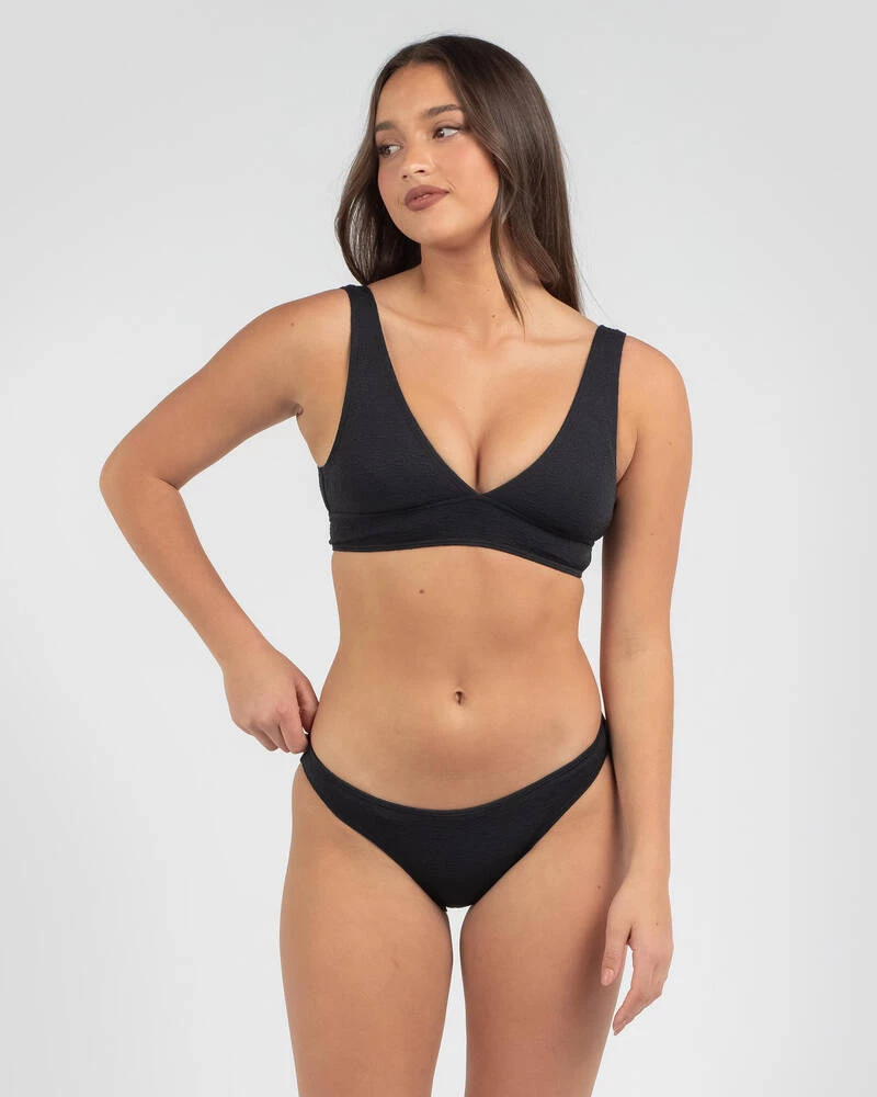 Hot Sale 👏 Kaiami Poppy Crinkle 👙 Bikini Top Black 🔥 3 Hot Sale 👏 Kaiami Poppy Crinkle 👙 Bikini Top Black 🔥 - Image 3