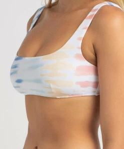 New 🔔 Rip Curl Wipeout Crop 👙 Bikini Top Multi 8817 ✔️ -Hot Sale Citybeach Store 20314513 01 RT XL