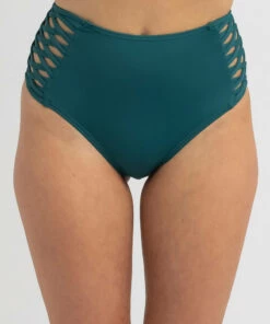Top 10 ⌛ Kaiami Mika High Waist 👙 Bikini Bottom Lake Green 😉