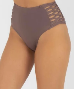 Best deal 😀 Kaiami Mika High Waist 👙 Bikini Bottom Brown Sugar 😀