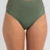Best reviews of ✔️ Kaiami Mika High Waist 👙 Bikini Bottom Olive 🔔