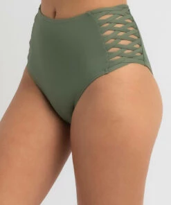 Best reviews of ✔️ Kaiami Mika High Waist 👙 Bikini Bottom Olive 🔔 -Hot Sale Citybeach Store 20314580 04 RT XL