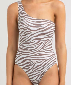 Coupon 🎉 Kaiami Zane One Piece 🩱 Swimsuit White / Choc ⭐ -Hot Sale Citybeach Store 20315197 01 RT XL