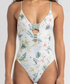 Best deal 👏 Topanga Lanakai One Piece 🩱 Swimsuit White / Multi 🛒