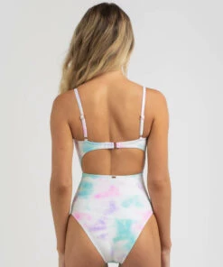 Wholesale ⌛ Topanga Stevie Ruch One Piece White / Pink-aqua 😍 -Hot Sale Citybeach Store 20315237 01 LT XL