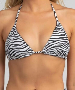 New 🔔 Kaiami Zane Reversible 👙 Bikini Top White / Black ✨ -Hot Sale Citybeach Store 20315363 01 LT XL