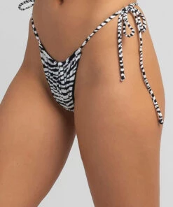 Best Sale 😍 Kaiami Zane Reversible 👙 Bikini Bottom White / Black 🔥 -Hot Sale Citybeach Store 20315367 01 RT XL