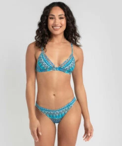 Outlet 🎁 Topanga Marine Jewel Triangle 👙 Bikini Top Blue 🛒