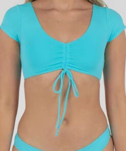 Best Pirce 🎁 Kaiami Newport 👙 Bikini Top Pop Aqua 🛒