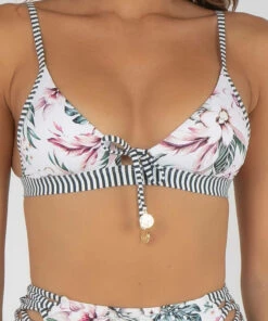 Hot Sale 👏 Topanga Audrina 👙 Bikini Top White / Multi 🎁 -Hot Sale Citybeach Store 20315606 01 LT XL