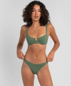 Buy โค๏ธ Topanga Maria High Cut ๐ Bikini Bottom Olive ๐