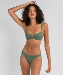 Buy ❤️ Topanga Maria High Cut 👙 Bikini Bottom Olive 👏 -Hot Sale Citybeach Store 20315663 04 LT XL