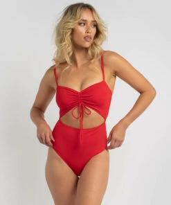 Hot Sale 🎁 Kaiami Dakota Ruch One Piece 🩱 Swimsuit Chilli Red 👏 -Hot Sale Citybeach Store 20315761 01 LT XL