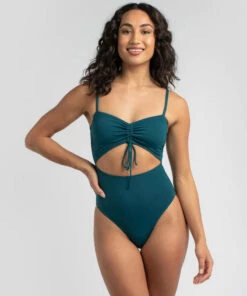 Discount 🎉 Kaiami Dakota Ruch One Piece 🩱 Swimsuit Lake Green 🧨 -Hot Sale Citybeach Store 20315761 02 LT XL