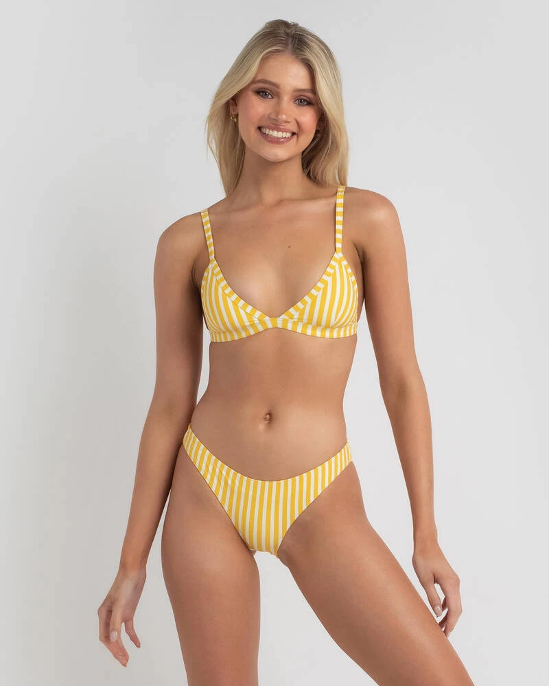 Cheapest 👏 Kaiami Brighton 👙 Bikini Top White / Yellow 💯 3 Cheapest 👏 Kaiami Brighton 👙 Bikini Top White / Yellow 💯 - Image 3