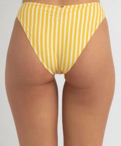 Cheapest 🥰 Kaiami Brighton Classic 👙 Bikini Bottom White / Yellow ✔️ 9 Cheapest 🥰 Kaiami Brighton Classic 👙 Bikini Bottom White / Yellow ✔️ -Hot Sale Citybeach Store 20316044 02 TP XL