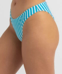 Cheap 😍 Kaiami Brighton Classic 👙 Bikini Bottom White / Aqua ⭐ -Hot Sale Citybeach Store 20316044 03 RT XL
