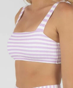 New 🔥 Topanga Ibeza 👙 Bikini Top White / Lilac 🧨 -Hot Sale Citybeach Store 20316072 01 RT XL