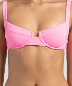 Promo 🛒 Topanga Lemmi Balconette 👙 Bikini Top Neon Pink 🎁