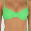 Best deal 🛒 Kaiami Ebony 👙 Bikini Top Acid Green 💯