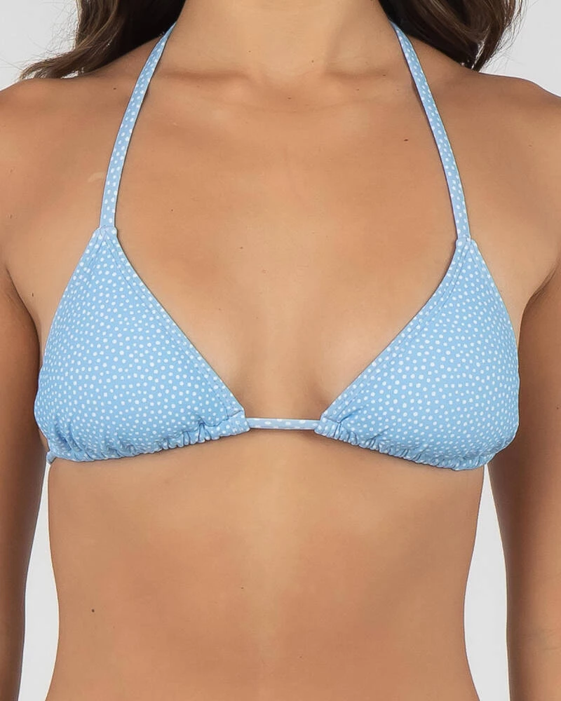 Hot Sale ๐ Topanga Billie ๐ Bikini Top Blue / White ๐ 1 Hot Sale ๐ Topanga Billie ๐ Bikini Top Blue / White ๐