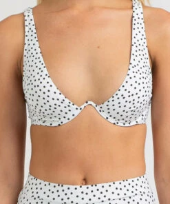 Hot Sale 👍 Kaiami Stacy 👙 Bikini Top White / Black 💯 -Hot Sale Citybeach Store 20316567 02 RT XL