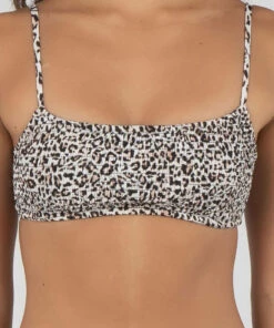 Cheapest 🔔 Kaiami Jagga Bralette 👙 Bikini Top Leopard 🔥