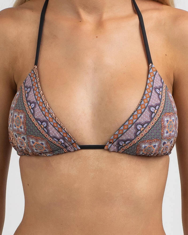 Cheap 🥰 Kaiami Sybilla Sliding Triangle Reversible 👙 Bikini Top Multi/black 👍 4 Cheap 🥰 Kaiami Sybilla Sliding Triangle Reversible 👙 Bikini Top Multi/black 👍 - Image 4