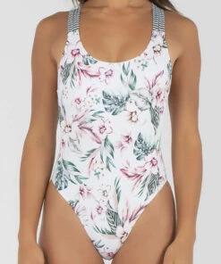 Wholesale 😀 Topanga Audrina One Piece 🩱 Swimsuit White/multi 😉