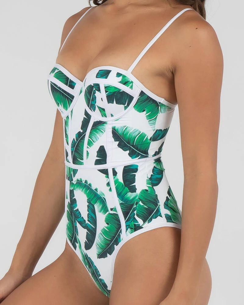 Hot Sale โ๏ธ Topanga Isle Palms One Piece ๐ฉฑ Swimsuit Wht/blk-palm ๐งจ 4 Hot Sale โ๏ธ Topanga Isle Palms One Piece ๐ฉฑ Swimsuit Wht/blk-palm ๐งจ - Image 4