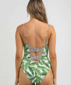 Promo 🔥 Kaiami Bermuda Palms One Piece 🩱 Swimsuit White/green 🌟 6 Promo 🔥 Kaiami Bermuda Palms One Piece 🩱 Swimsuit White/green 🌟 -Hot Sale Citybeach Store 20317055 01 LT XL