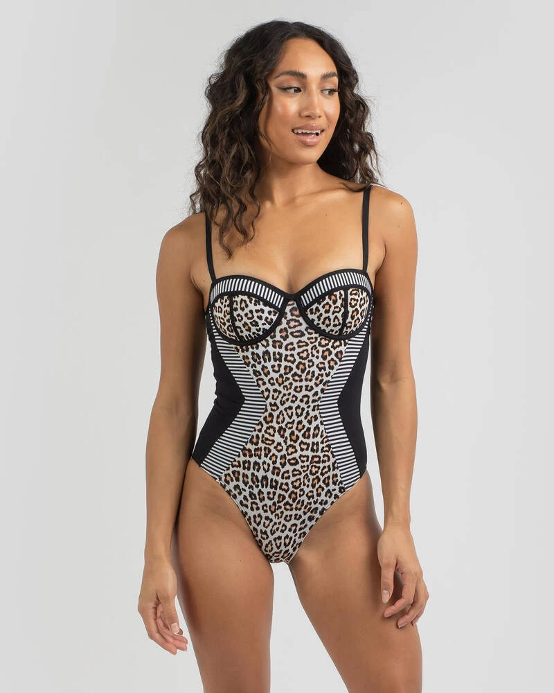 Best deal ๐งจ Topanga Exotic Balconette One Piece ๐ฉฑ Swimsuit Leopard/black ๐ 1 Best deal ๐งจ Topanga Exotic Balconette One Piece ๐ฉฑ Swimsuit Leopard/black ๐