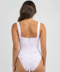 Flash Sale 😀 Kaiami Haze One Piece 🩱 Swimsuit White/lilac ❤️ 6 Flash Sale 😀 Kaiami Haze One Piece 🩱 Swimsuit White/lilac ❤️ -Hot Sale Citybeach Store 20317071 01 LT XL