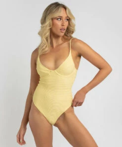 Best Pirce 🥰 Billabong Tanlines Ava One Piece 🩱 Swimsuit Banana 💯 -Hot Sale Citybeach Store 20317189 01 LT XL