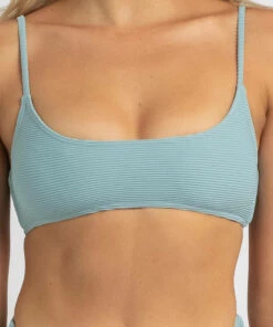 Promo 🌟 Billabong Tanlines Bralette 👙 Bikini Top Blue Haze 🌟