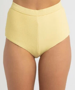 Hot Sale ✔️ Billabong Tanlines High Waist 👙 Bikini Bottom Banana 💯