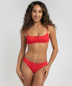Outlet 🧨 Roxy Mind of Freedom Bralette 👙 Bikini Top Poppy Red ⭐ -Hot Sale Citybeach Store 20317426 01 LT XL