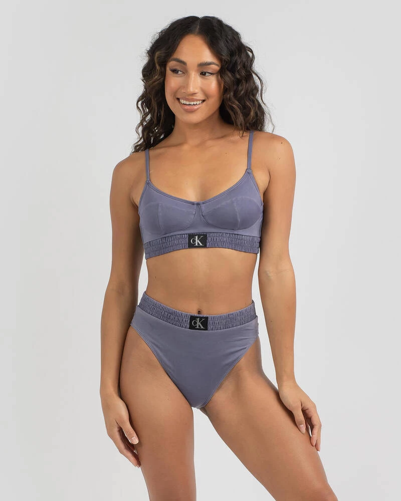 Deals ๐งจ Calvin Klein Authentic Demi Bralette ๐ Bikini Top Washed Indigo ๐งจ 1 Deals ๐งจ Calvin Klein Authentic Demi Bralette ๐ Bikini Top Washed Indigo ๐งจ
