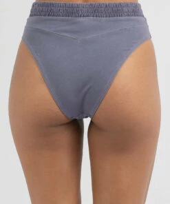 Best Sale ✔️ Calvin Klein Authentic High Rise 👙 Bikini Bottom Washed Indigo ✨ -Hot Sale Citybeach Store 20317684 01 LT XL