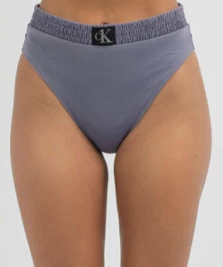 Best Sale ✔️ Calvin Klein Authentic High Rise 👙 Bikini Bottom Washed Indigo ✨ -Hot Sale Citybeach Store 20317684 01 RT XL