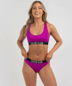 New 🤩 Calvin Klein Intense Power Classic 👙 Bikini Bottom ☀️ Summer Fuchsia 😍 -Hot Sale Citybeach Store 20317689 01 LT XL