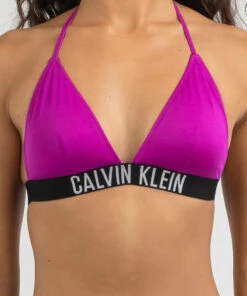 Hot Sale 🔔 Calvin Klein Intense Power Triangle 👙 Bikini Top ☀️ Summer Fuchsia 🎉 -Hot Sale Citybeach Store 20317690 01 RT XL
