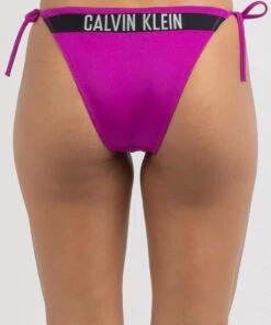 Best deal 💯 Calvin Klein Intense Power Cheeky Tie Side 👙 Bikini Bottom ☀️ Summer Fuchsia 🔥 -Hot Sale Citybeach Store 20317691 01 LT XL