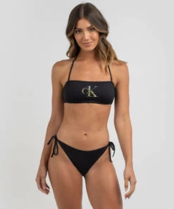 Buy 👍 Calvin Klein Ck One Bandeau 👙 Bikini Top Pvh Black 👍