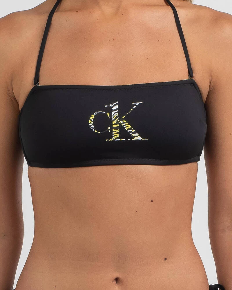 Buy ๐ Calvin Klein Ck One Bandeau ๐ Bikini Top Pvh Black ๐ 4 Buy ๐ Calvin Klein Ck One Bandeau ๐ Bikini Top Pvh Black ๐ - Image 4