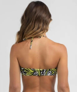 Promo 👍 Calvin Klein Ck One Bandeau 👙 Bikini Top Tangled Tiger Direct ⌛ -Hot Sale Citybeach Store 20317705 02 LT XL