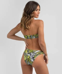 Flash Sale 💯 Calvin Klein Ck One High Cut 👙 Bikini Bottom Tangled Tiger Direct 🔔